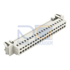 1-conductor male connector, CAGE CLAMP&reg;, 2.5 mm&sup2;, light gray