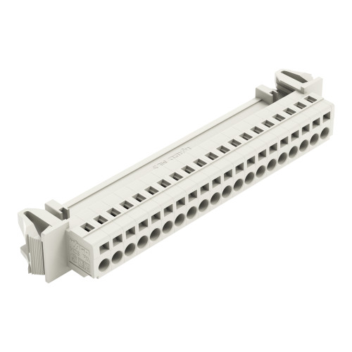 1-conductor male connector, CAGE CLAMP&reg;, 2.5 mm&sup2;, light gray