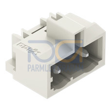 THT male header, 1.2 x 1.2 mm solder pin, angled, light gray