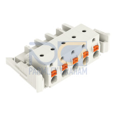 1-conductor female connector, push-button, Push-in CAGE CLAMP&reg;, light gray