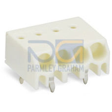 PCB terminal block, 1.5 mm&sup2;, Pin spacing 3.5 mm, white