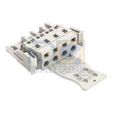 1-conductor female connector, CAGE CLAMP&reg;, 2.5 mm&sup2;, light gray