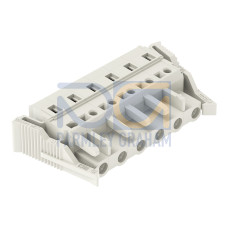 1-conductor female connector, CAGE CLAMP&reg;, 2.5 mm&sup2;, light gray
