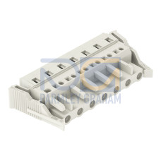 1-conductor female connector, CAGE CLAMP&reg;, 2.5 mm&sup2;, light gray