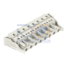 1-conductor female connector, CAGE CLAMP&reg;, 2.5 mm&sup2;, light gray