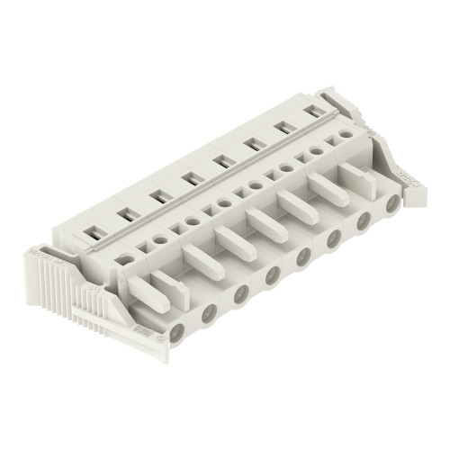 1-conductor female connector, CAGE CLAMP&reg;, 2.5 mm&sup2;, light gray