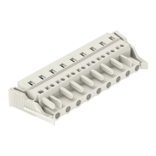 1-conductor female connector, CAGE CLAMP&reg;, 2.5 mm&sup2;, light gray