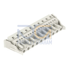 1-conductor female connector, CAGE CLAMP&reg;, 2.5 mm&sup2;, light gray