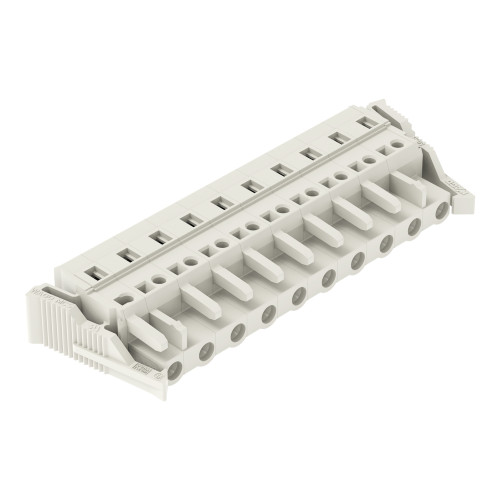 1-conductor female connector, CAGE CLAMP&reg;, 2.5 mm&sup2;, light gray