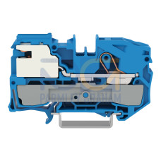 1-conductor N-disconnect terminal block, 16 mm&sup2;, Push-in CAGE CLAMP&reg;, blue