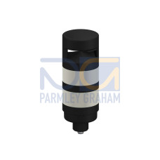 TL70 Tower Light, Black Housing: 2-Color Audible Indicator, Voltage: 12-30 V dc, Environmental Rating: IP65, Input: Bimodal, Colors: Green Red, 5-pin M12 Integral QD