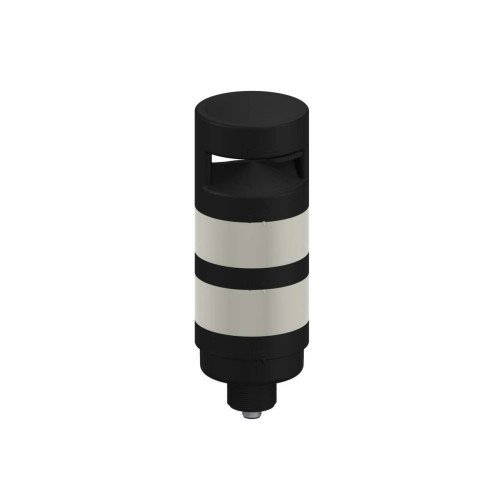 TL70 Tower Light, Black Housing: 2-Color Audible Indicator, Voltage: 12-30 V dc, Environmental Rating: IP65, Input: Bimodal, Colors: Green Red, 5-pin M12 Integral QD
