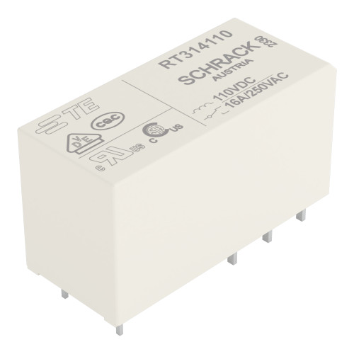 Basic relay, Nominal input voltage: 110 VDC, 1 changeover contact