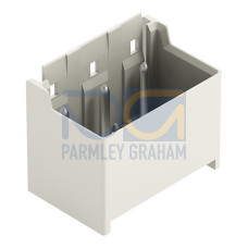 THR male header, 1.4 mm &Oslash; solder pin, straight, light gray