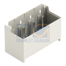 THR male header, 1.4 mm &Oslash; solder pin, straight, light gray