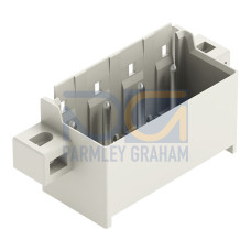 THR male header, 1.4 mm &Oslash; solder pin, straight, light gray