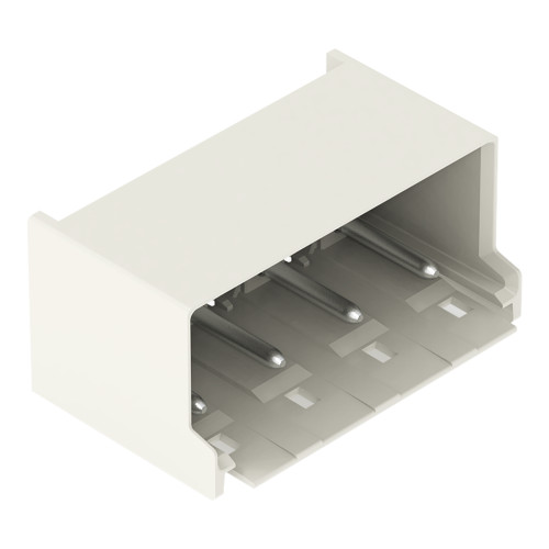 THR male header, 1.4 mm &Oslash; solder pin, angled, light gray