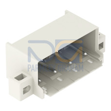 THR male header, 1.4 mm &Oslash; solder pin, angled, light gray