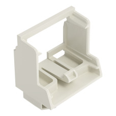 Mounting carrier, for 10-wire connectors, 221 Series - 4 mm&sup2;, light gray