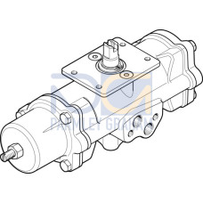 DAPS-0015-090-RS1-F03-CR Semi-rotary drive