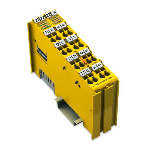 Fail-safe 4/4 channel digital input/output, 24 VDC, 2 A