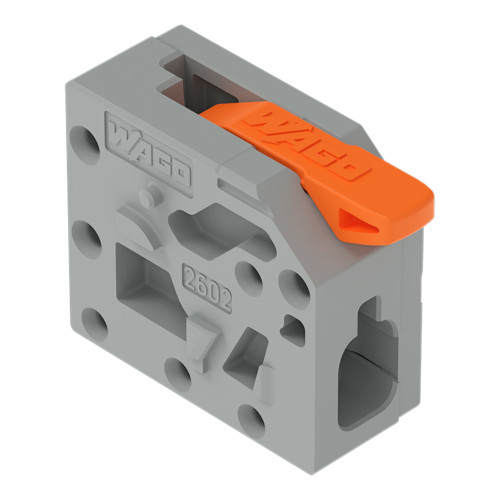 PCB terminal block, lever, 4 mm&sup2;, green