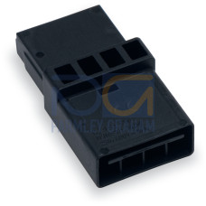 Intermediate coupler, 4-pole, Cod. A, black