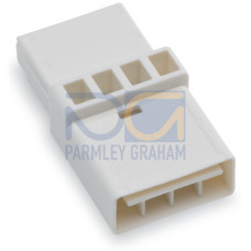 Intermediate coupler, 4-pole, Cod. A, white