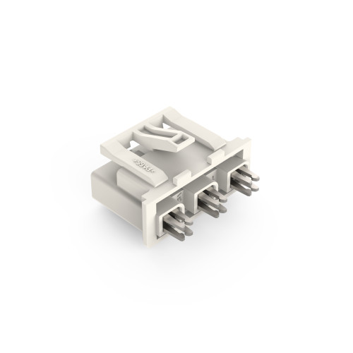 Device connector, 3-pole, Cod. A, white