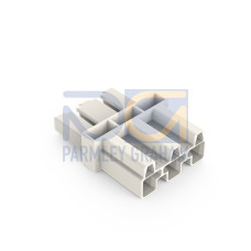 Intermediate coupler, 3-pole, Cod. A, white