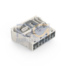 Snap-in plug, 4-pole, Cod. A, white