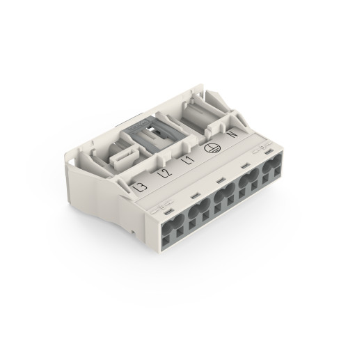 Snap-in plug, 5-pole, Cod. A, white