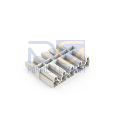 Intermediate coupler, 5-pole, Cod. A, white