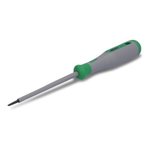 VDE slot screwdriver, 3.0 x 0.5 x 100, VDE tested, green/gray