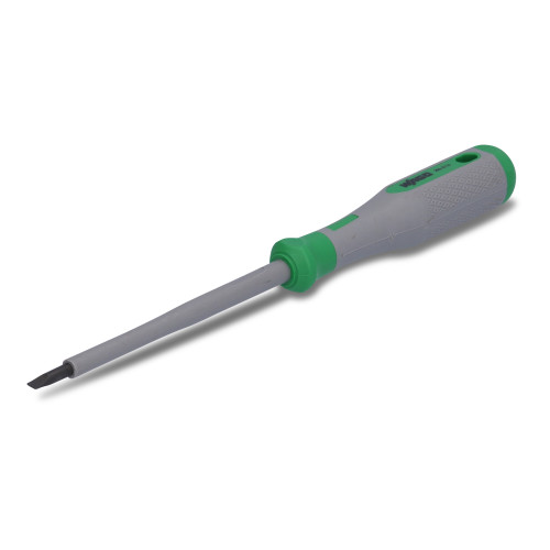VDE slot screwdriver, 4.0 x 0.8 x 100, VDE tested, green/gray