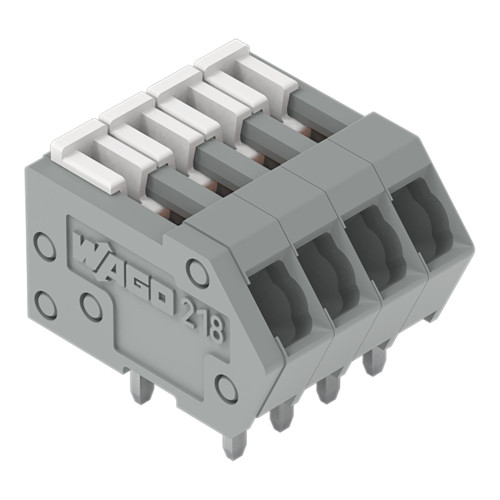 PCB terminal block, Locking slides, 0.5 mm&sup2;, gray
