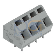 PCB terminal block, 2.5 mm&sup2;, Pin spacing 5/5.08 mm, light green