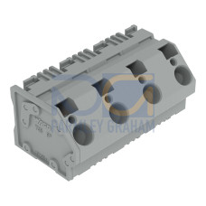 PCB terminal block, 6 mm&sup2;, Pin spacing 15 mm, gray