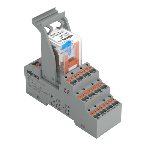 Relay module, 24 VDC; 4 changeover contacts, 5 A