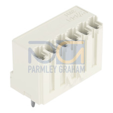 THT female header, straight, Pin spacing 3.5 mm, light gray