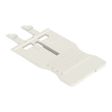 Gripping plate, for female and male connectors, 1 part, light gray