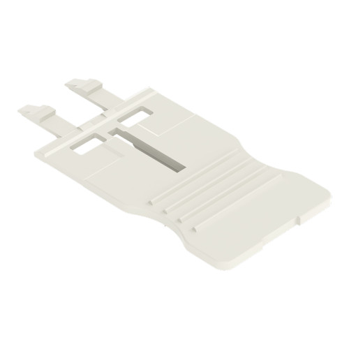 Gripping plate, for female and male connectors, 1 part, light gray