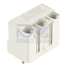 THT female header, straight, Pin spacing 7.5 mm, light gray