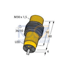 Inductive Sensor, With Extended Temperature Range, Operating voltage 1065