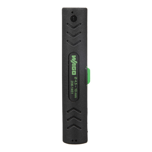 Data cable stripper, for &Oslash; 4.5 mm  10 mm, green/black