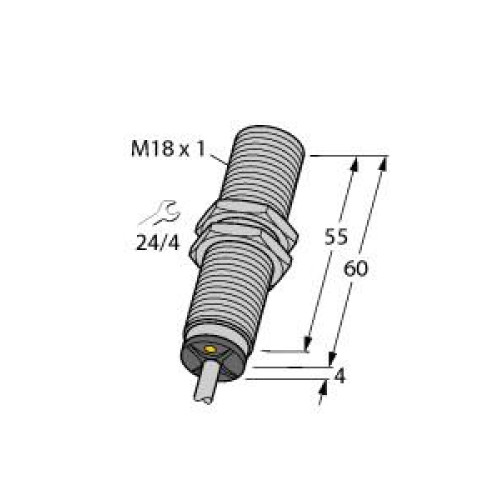 Inductive Sensor, With Analog Output, Operating voltage 1430 VDC