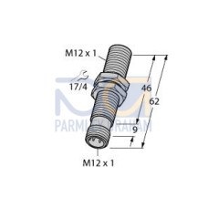 Inductive Sensor, With Analog Output, Operating voltage 1530 VDC