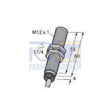 Inductive Sensor, With Analog Output, Operating voltage 1530 VDC
