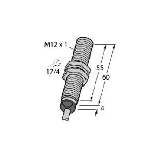 Inductive Sensor, With Analog Output, Operating voltage 1530 VDC