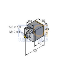 Inductive Sensor, With Analog Output, Operating voltage 1530 VDC